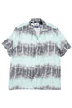 Wakame Shirt Mint Grey Batik Print