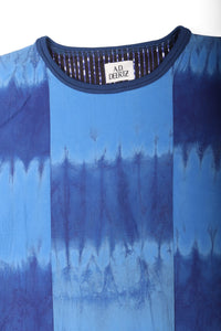 Poplar Sweater Batik Patchwork Blue