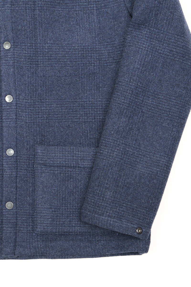 Tapi Overshirt Blue Wool