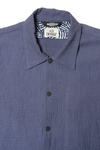 Tapi Overshirt Blue Plissé