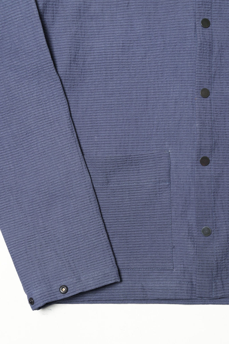 Tapi Overshirt Blue Plissé