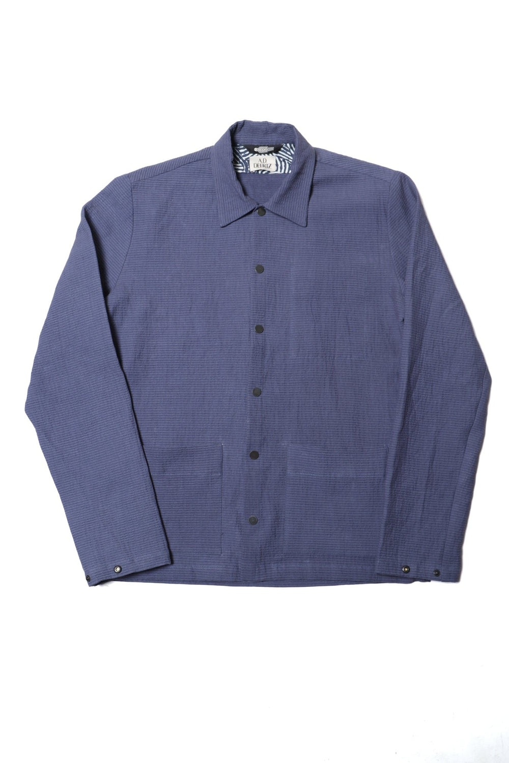 Tapi Overshirt Blue Plissé
