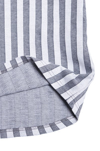 Cypress T-Shirt Grey / White Stripes