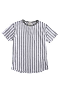 Cypress T-Shirt Grey / White Stripes