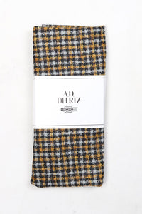 Enoki Scarf Black Grey Yellow