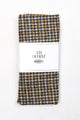 Enoki Scarf Black Grey Yellow