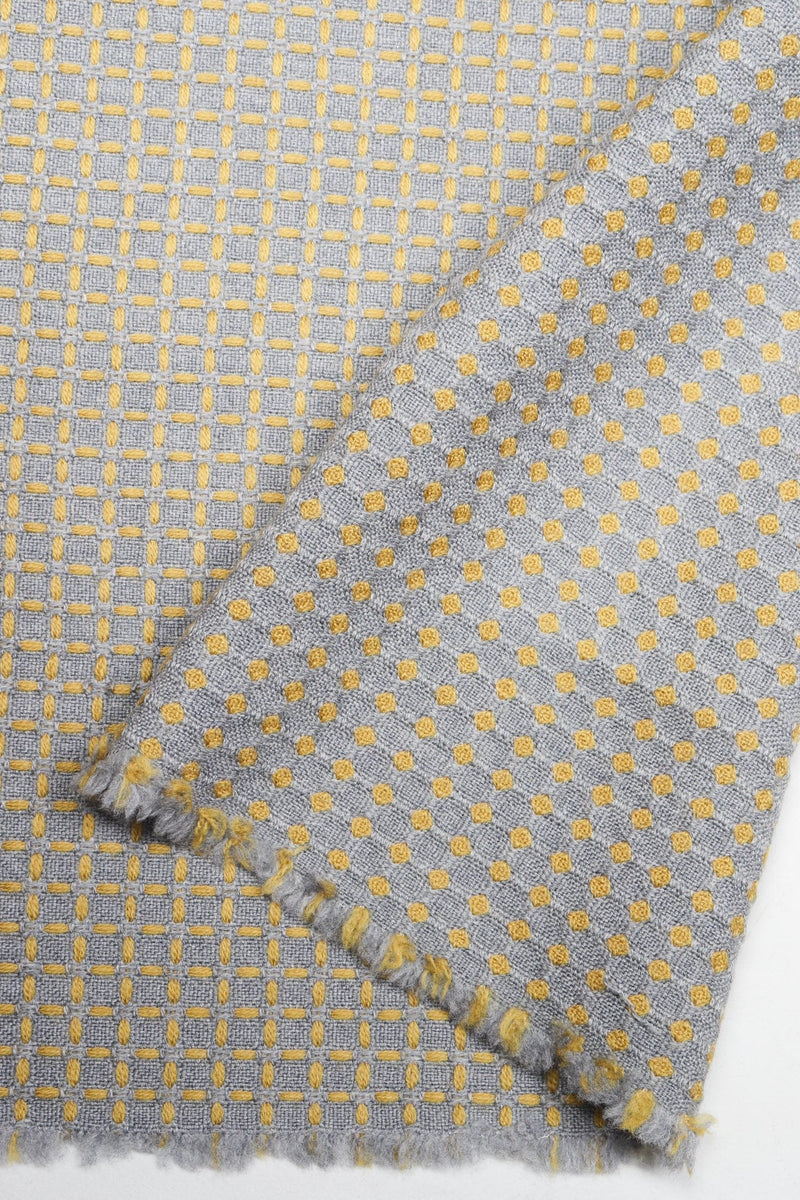 Gobi Scarf Grey Yellow