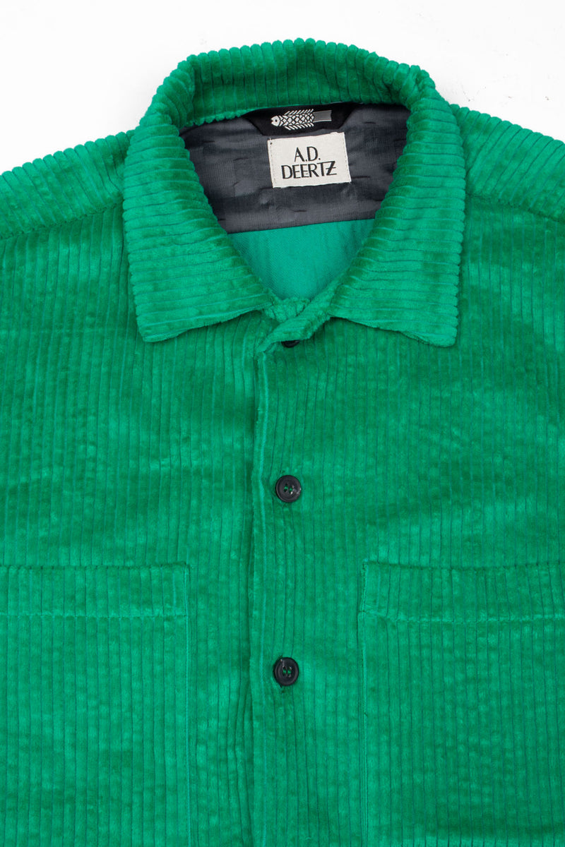 Moss Shirt green corduroy