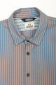 Reed Shirt Grey Blue Stripes