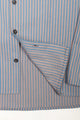 Reed Shirt Grey Blue Stripes