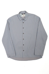 Reed Shirt Grey Blue Stripes