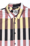Reed Shirt Black Beige Block Stripes
