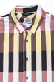Reed Shirt Black Beige Block Stripes