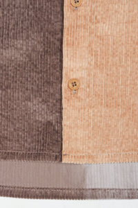 Reed Shirt Beige Grey Corduroy