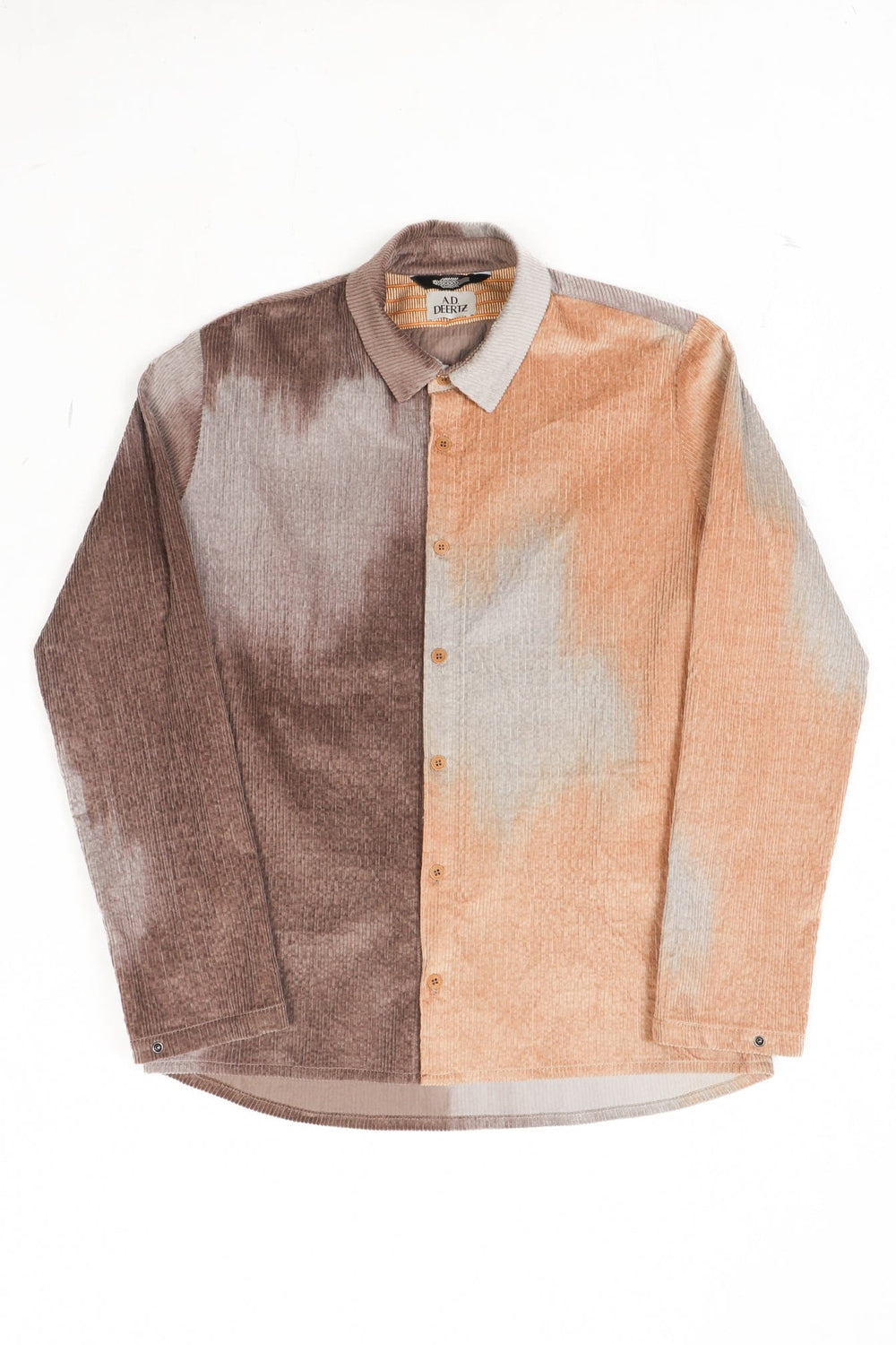 Reed Shirt Beige Grey Corduroy