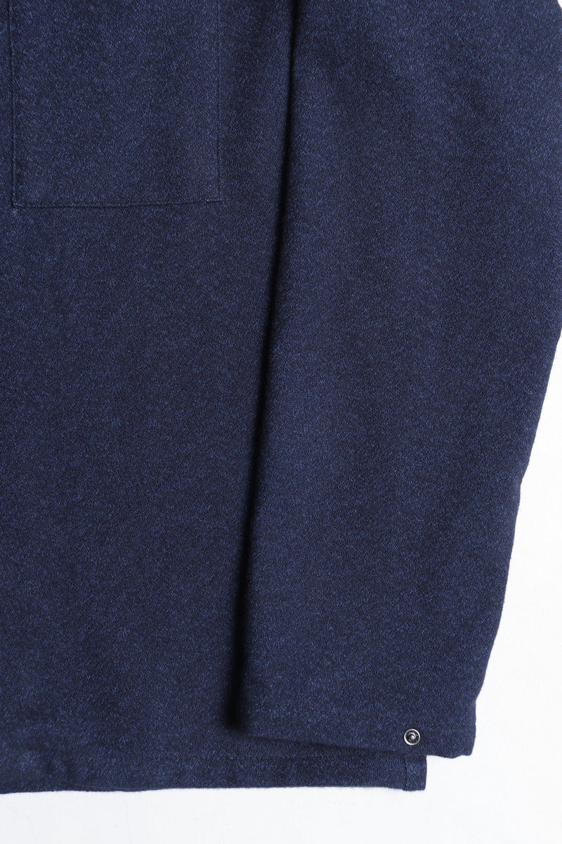 Moss Shirt Navy Wool