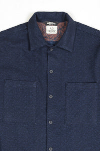 Moss Shirt Navy Wool