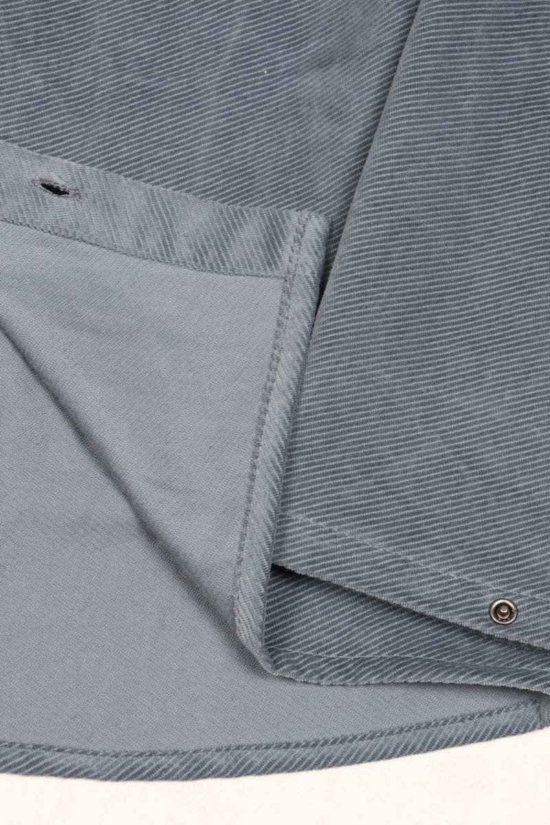 Reed Shirt Smoke Blue Velour