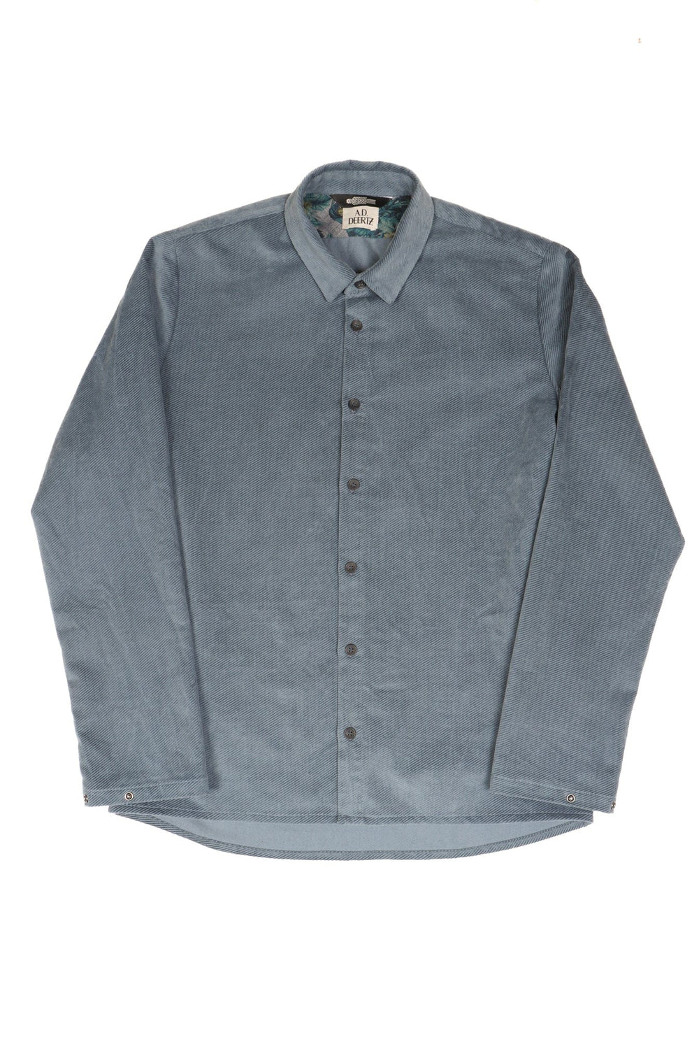 Reed Shirt Smoke Blue Velour