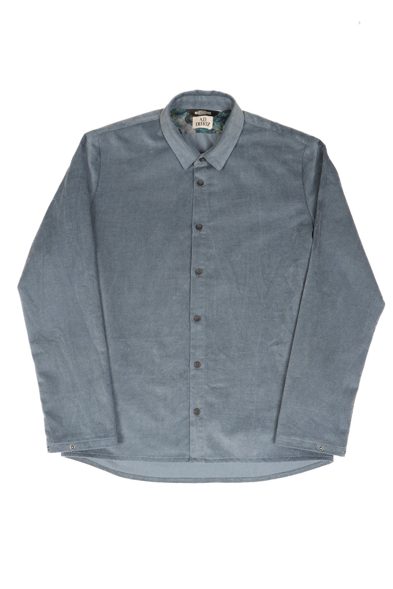 Reed Shirt Smoke Blue Velour