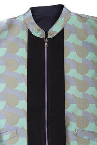 Kiso Jacket Turquoise  / Navy