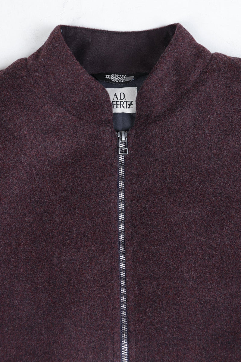 Rowan Jacket Burgundy Wool