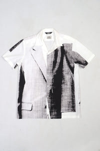 Wakame Shirt Copy Print White