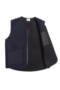 Tana Vest Navy Wool