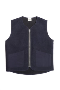 Tana Vest Navy Wool