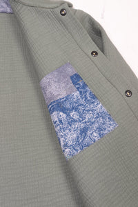 Tapi Overshirt Sage Crincle