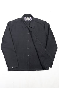 Tapi Overshirt Black Plissé