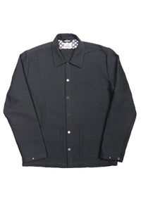 Tapi Overshirt Black Plissé