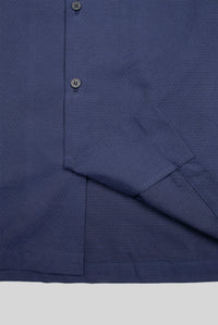 Blue cotton short sleeve addeertz menswear berlin