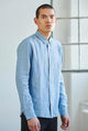     Light Blue basic Straight fit shirt ADDeertz menswear berlin