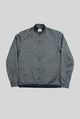 Green Grey   Shirt-Jacket with band collar Very fine woven pattern that creates an illusion of a 3-D structure