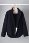 addeertz hand dyed indigo jacket, with patchwork detail