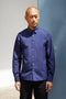 Mid weight indigo dye straight shirt addeertz menswear berlin