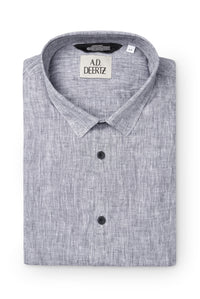 ADDeertz Superlight fabric in grey melange Shirt Straight fit shirt menswear berlin