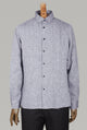 ADDeertz Superlight fabric in grey melange Shirt Straight fit shirt menswear berlin
