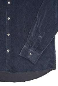 ADDeertz  Charcoal  Supersoft Straight fit shirt in a baby corduroy Cotton Cashmere menswear berlin