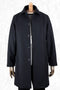 ADDeertz Black Wool Coat Spread collar 