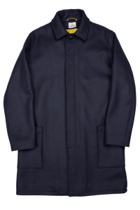 ADDeertz Dark Navy Wool Coat Menswear Berlin