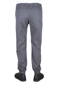 ADDeertz Grey Fine tailored pant Brushed Cotton ADDeertz Menswear Berlin